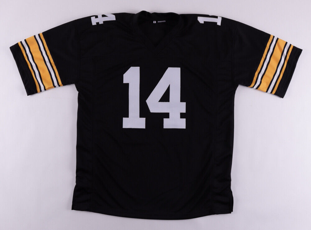 Ed Podolak Signed Iowa Hawkeyes Black Jersey (PSA COA) K.C. Super Bowl IV Champ