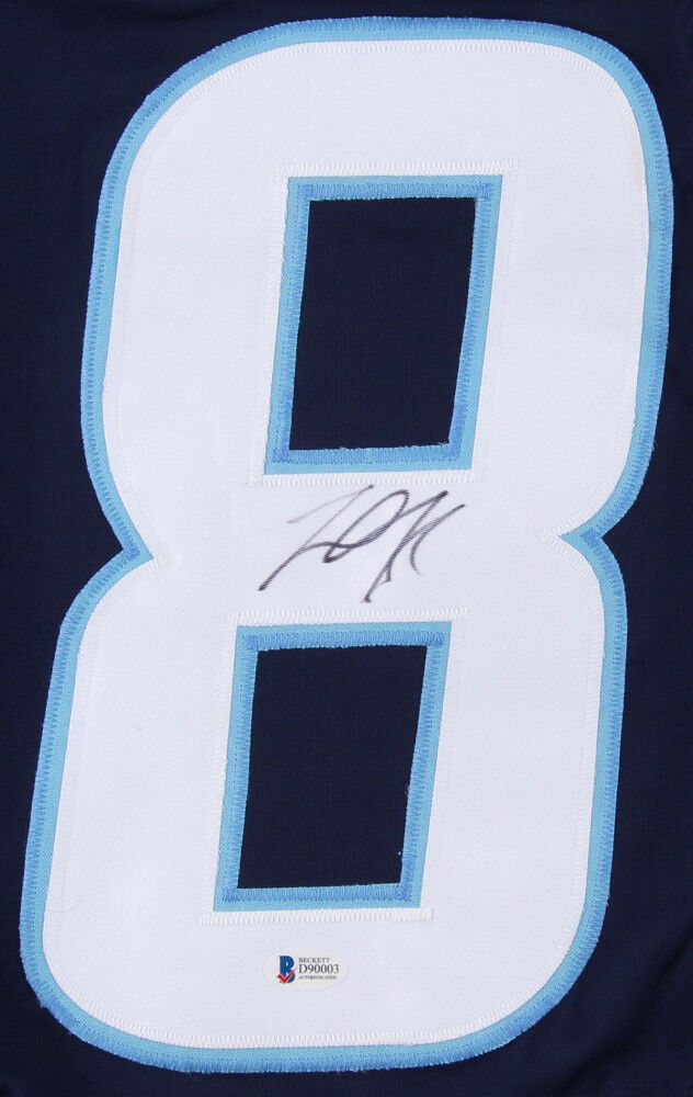 Jacob Trouba Signed Winnipeg Jets Jersey (Beckett) 9th Overall Pick 2012 Draft