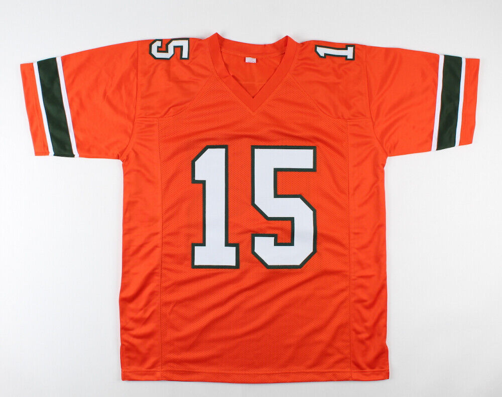Gregory Rousseau Signed Miami Hurricanes Jersey (JSA COA) 2019 15.5 Sacks Canes