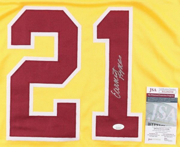 Earnest Byner Signed Washington Redskins Jersey (JSA COA) 2xSuper Bowl –