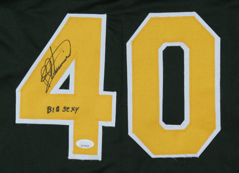 Bartolo Colon Signed Oakland Athletics Jersey Inscribed "Big Sexy"(JSA COA) A's