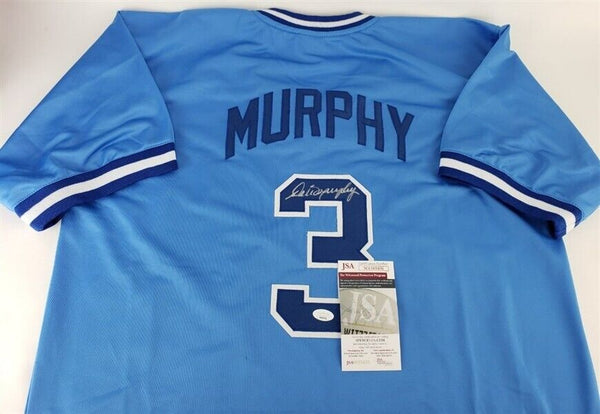Dale Murphy Signed Atlanta Braves Mitchell & Ness Jersey (JSA COA) 2xN –
