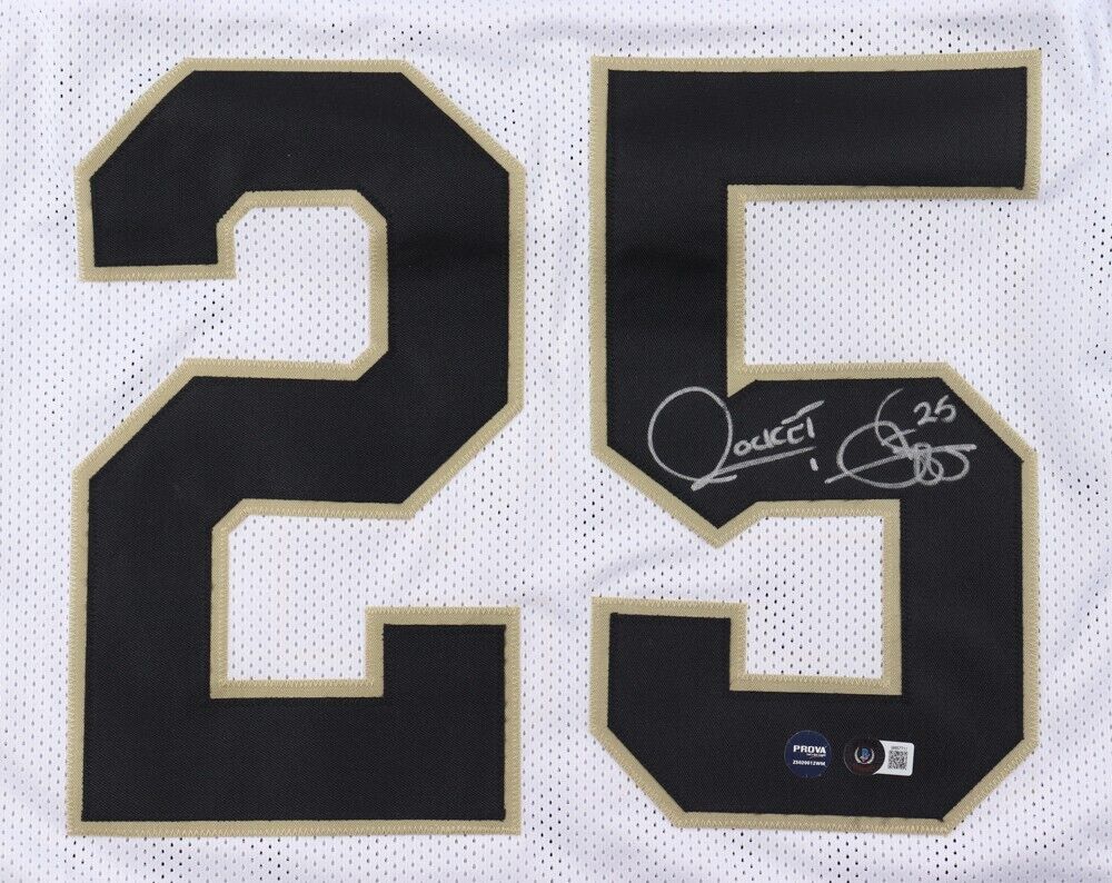 Raghib Rocket Ismail Signed Notre Dame Fighting Irish Jersey (Beckett) Receiver