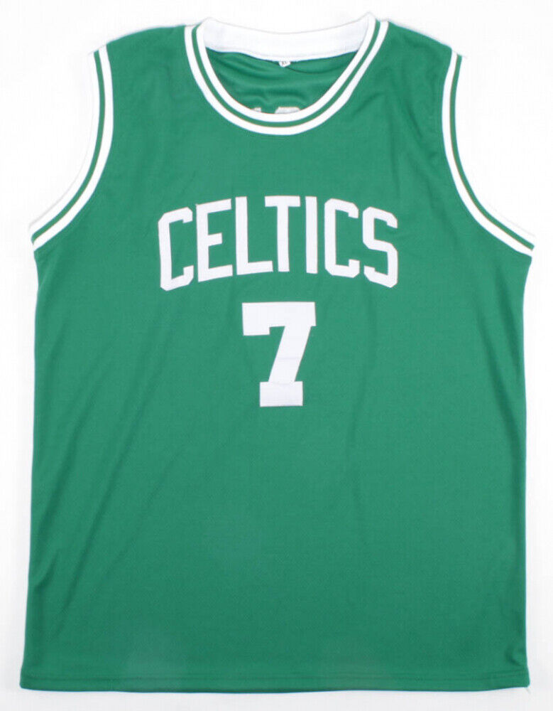 Dee Brown Signed Celtics Jersey (PSA) Boston's 1990 1st Round Pick / Guard