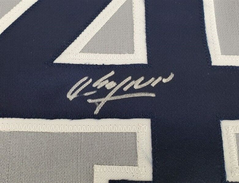 Aroldis Chapman Signed New York Yankees Road Jersey (Beckett) 7xAll Star Closer