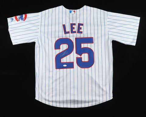 Derrek Lee Signed Chicago Cubs Majestic Style Jersey (JSA) NL Batting Champ 2005