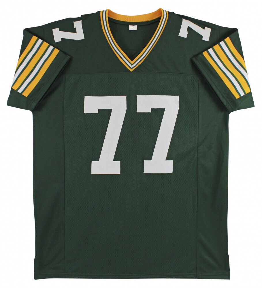 Tony Mandarich Signed Green Bay Packers Jersey Inscribed "Go Pack Go!" (Beckett)