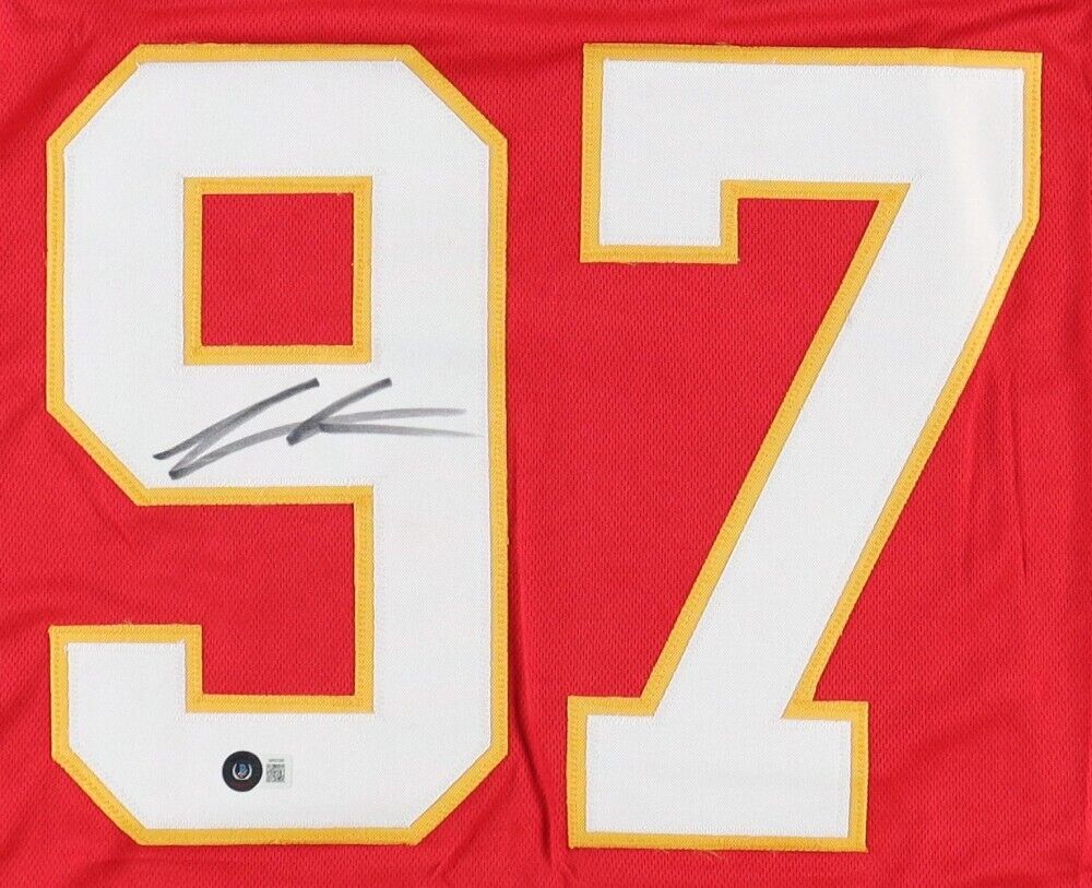 Felix Anudike-Uzomah Signed Kansas City Chiefs Jersey (Beckett) 2023 1st Rnd Pk