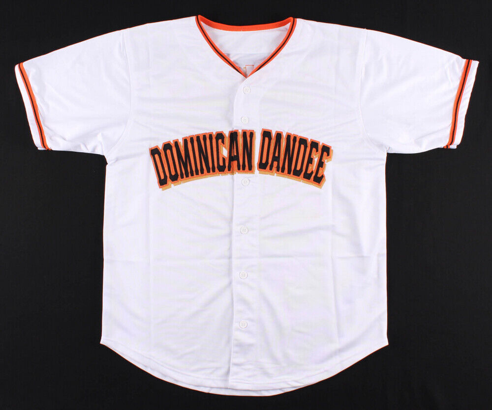 Juan Marichal Signed San Francisco Giants "Dominican Dandee" Jersey Ins HOF 1983