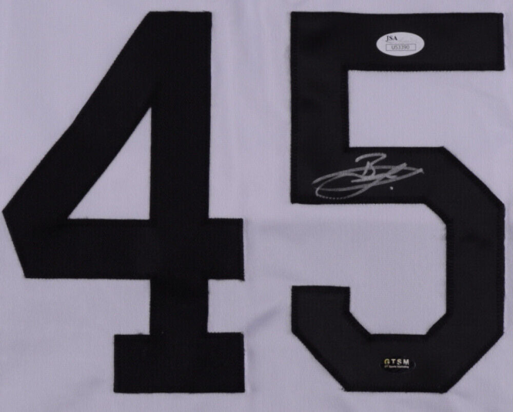 Bobby Jenks Signed Chicago White Sox 1983 Throwback Jersey (JSA & GTSM Hologram)