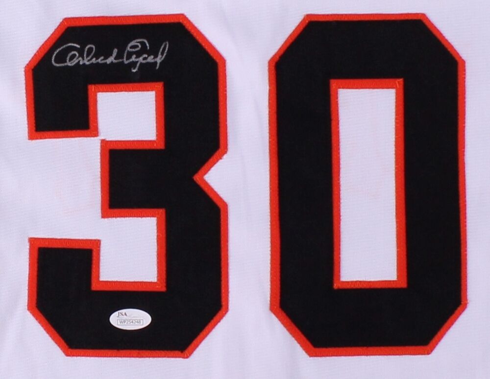 Orlando Cepeda Signed Giants Jersey (JSA COA) 1967 MVP / 11xAll Star / 1958 ROY