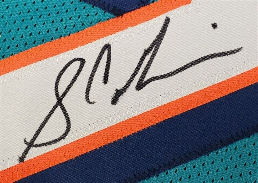 Sam Madison Signed Dolphins Jersey (JSA COA) Miami All Pro D.B. (1997–2005)