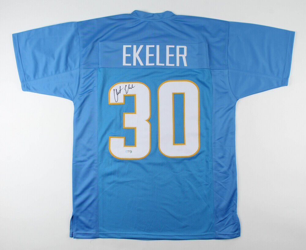 Austin Ekeler Signed Chargers Jersey (PSA COA) Los Angeles #1 Running Back