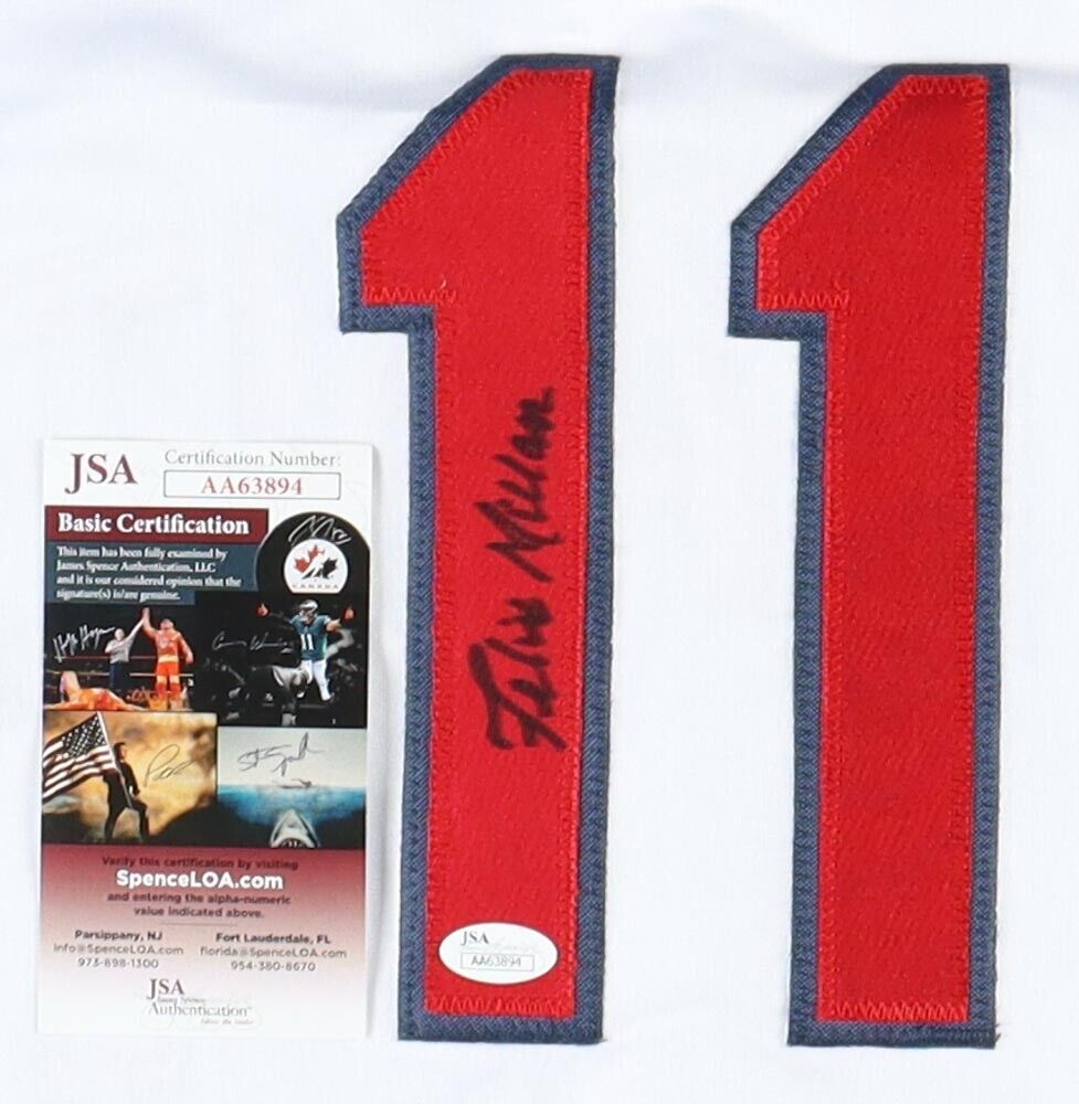 Felix Millan Signed Atlanta Braves Jersey (JSA COA) 3xAll Star 2nd Baseman