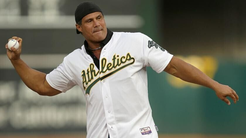 Jose Canseco Signed Rawlings Bat Inscribed "Juiced" (JSA) Oakland Athletics O.F.