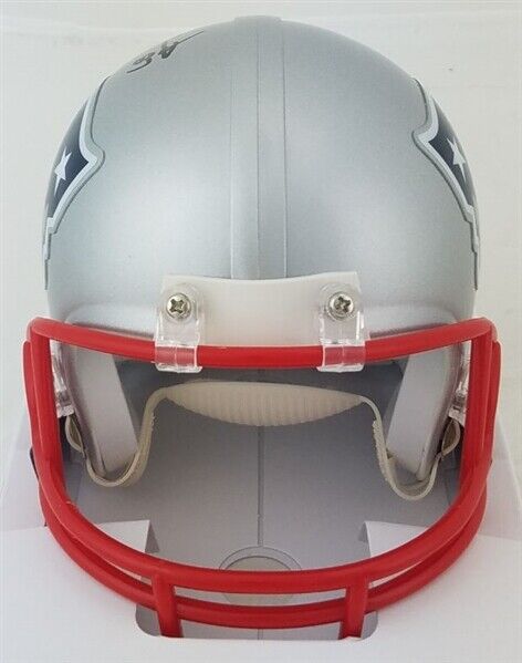 Ben Coates Signed New England Patriots Mini Helmet (JSA COA) Super Bowl XXXV T.E