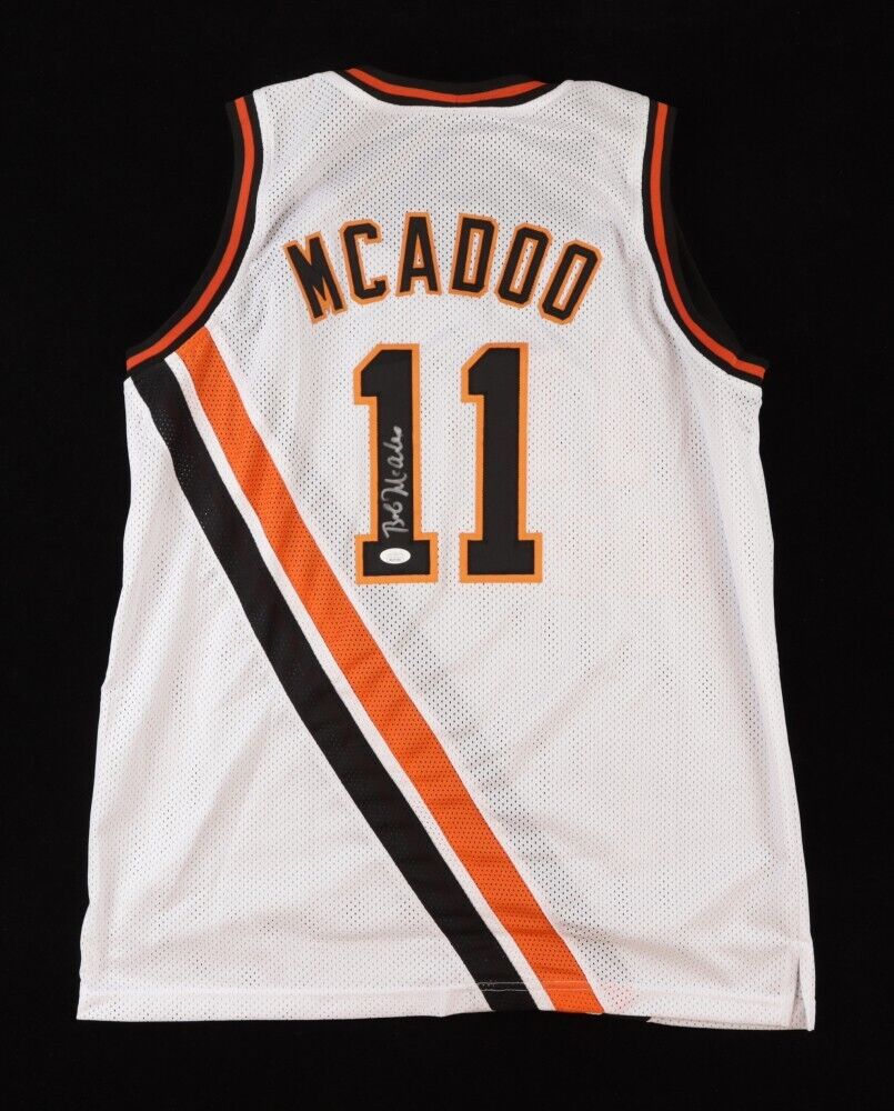 Bob McAdoo Signed Buffalo Braves Jersey (JSA COA) 1975 NBA MVP / 5xAll Star Ctr