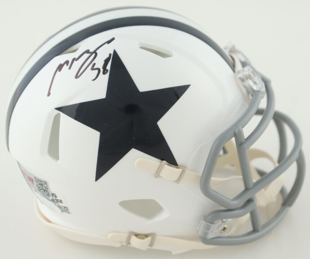 Mazi Smith Dallas Cowboy Signed Mini Helmet (JSA COA) 2023 1st Rnd Pk / Michigan
