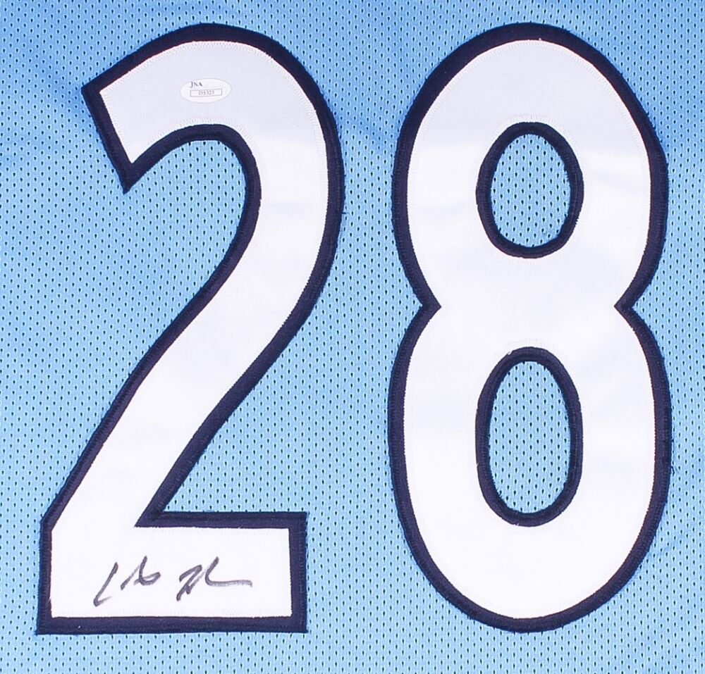 Chris Johnson Signed Tennessee Titans Jersey (JSA COA) 3×Pro Bowl RB 2008–2010