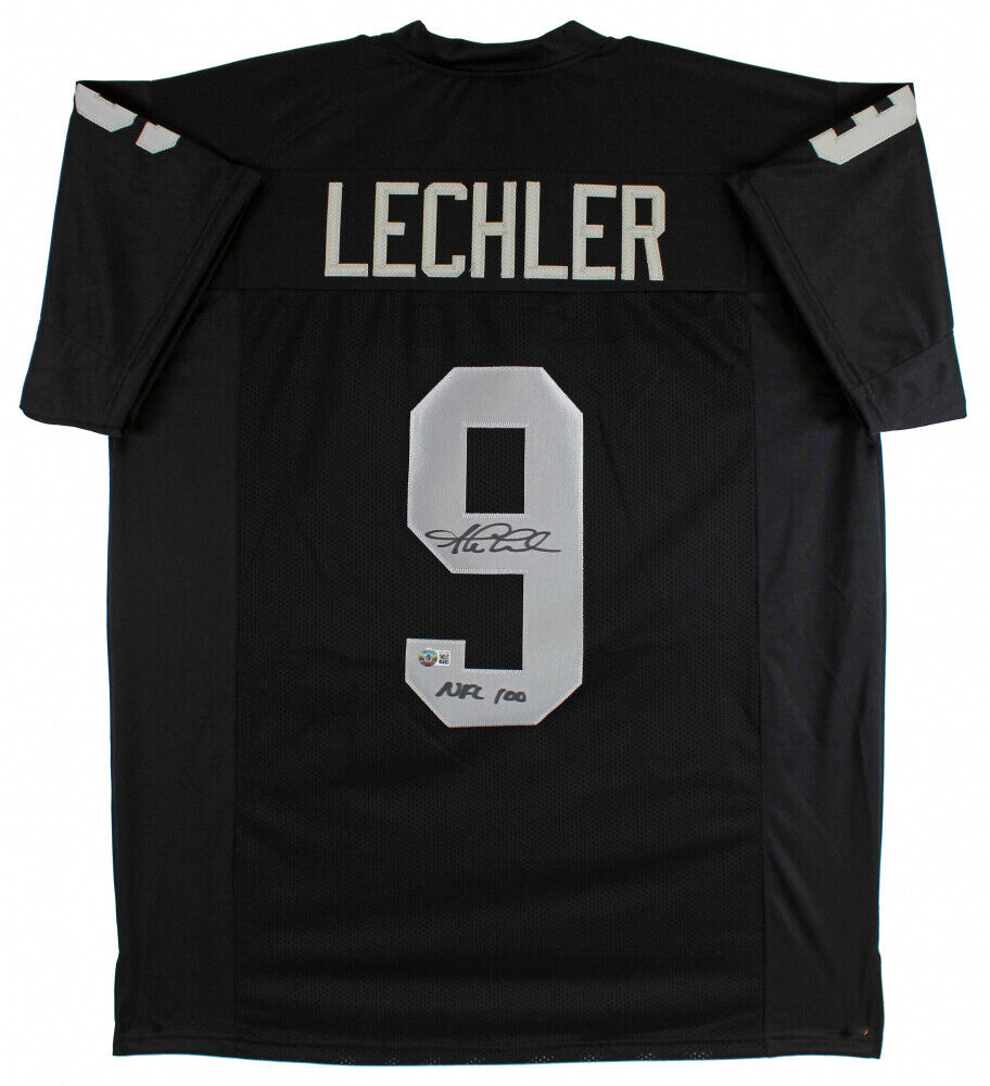 Shane Lechler Signed Oakland Raiders Jersey Inscribed "NFL 100" (Beckett) Punter