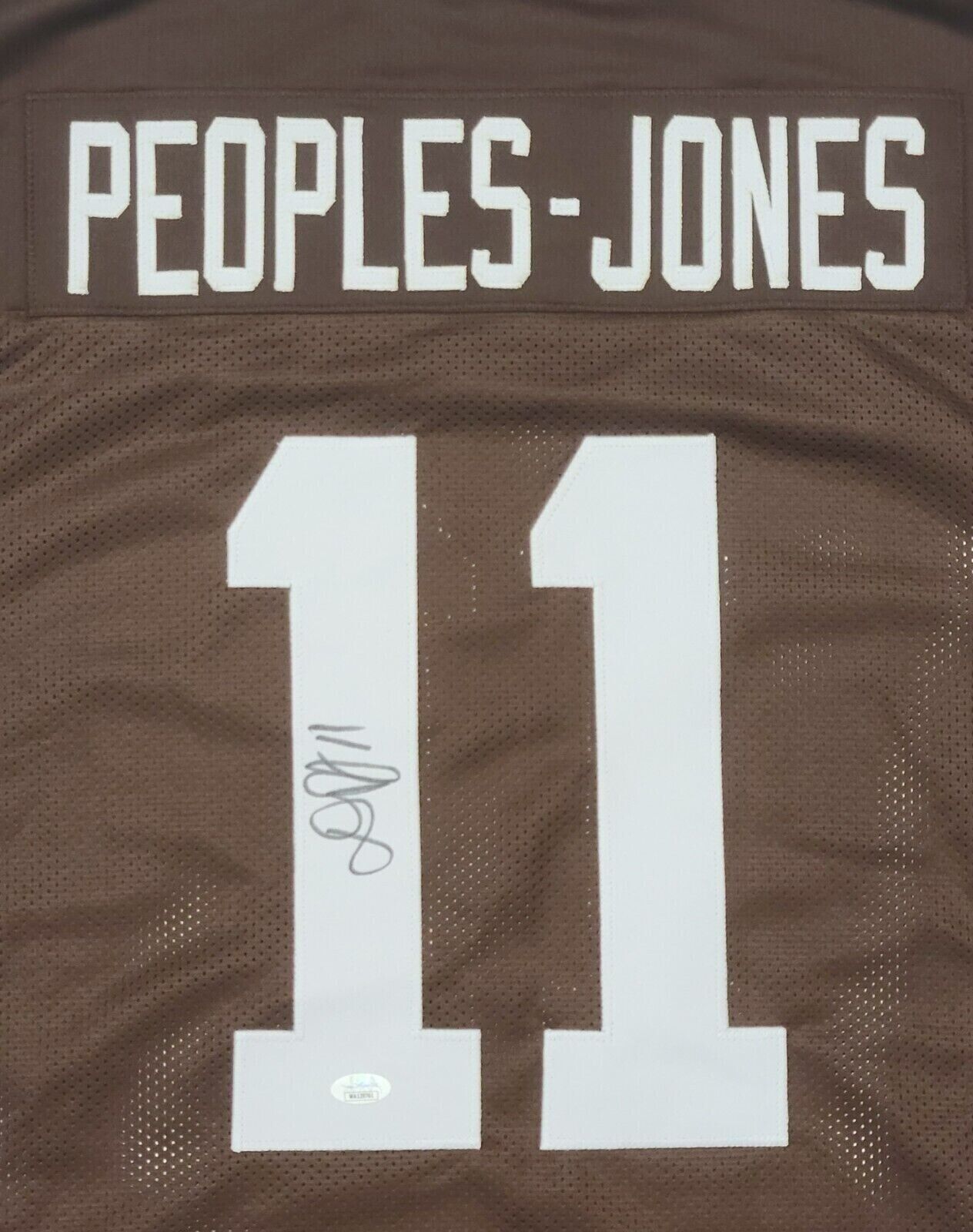 Donovan Peoples-Jones Signed Cleveland Browns Jersey (JSA COA) 2020 Pick W.R.