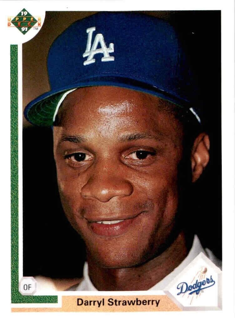 Darryl Strawberry Signed Los Angeles Dodgers Jersey (PSA COA) 8×All-Star O.F.