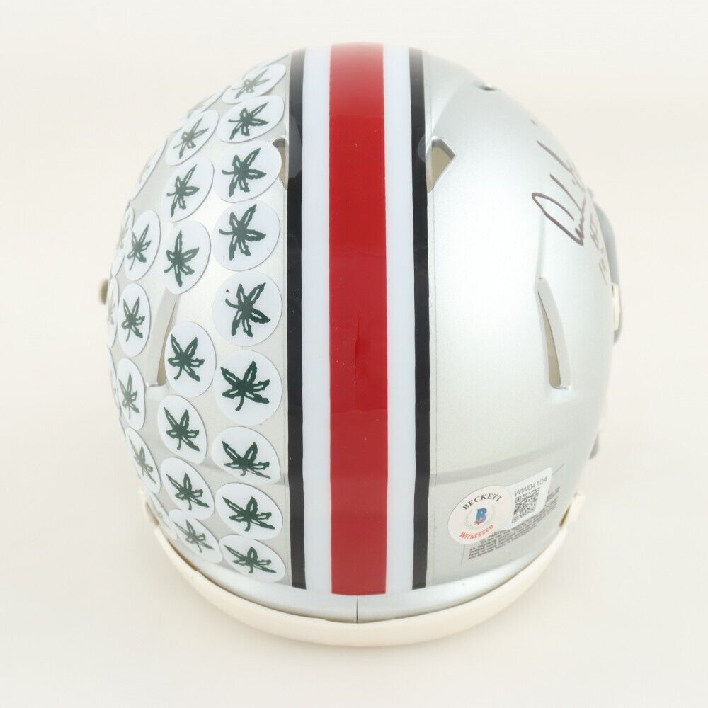 Archie Griffin Signed Ohio State Buckeyes Mini Helmet Inscribed "H.T. 1974/1975