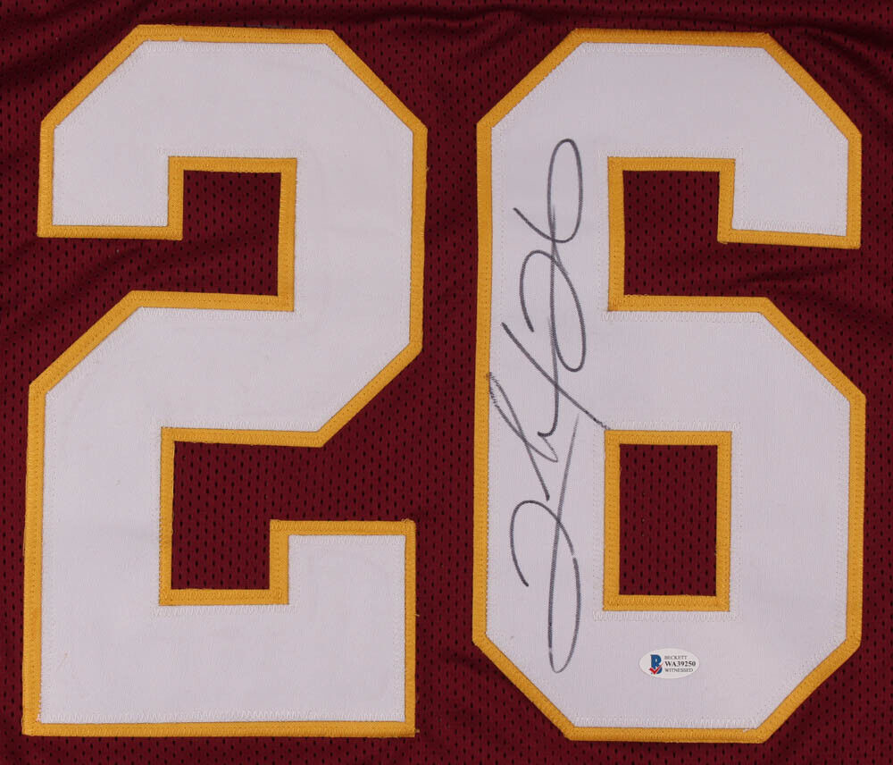 Clinton Portis Signed Washington Redskins Jersey (Beckett COA) 2×Pro Bowl R.B