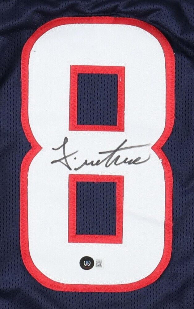 John Metchie III Signed Houston Texans Black Jersey (Beckett) 2022 2nd Rnd Pk WR
