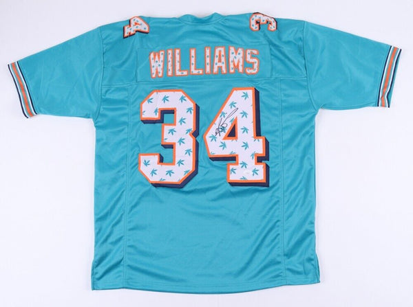 Ricky Williams Signed Miami Dolphins Jersey with (6) Inscriptions (JSA COA)