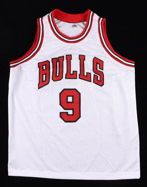 Ron Harper Signed Chicago Bulls Jersey (PSA COA) 3xNBA Champion Shooti –