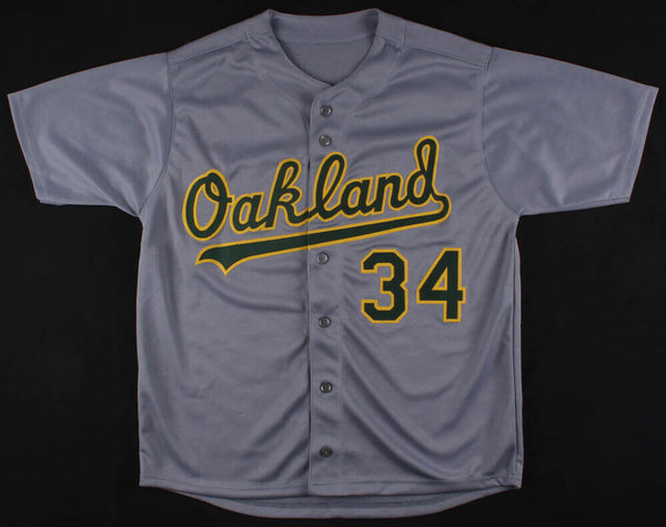 Dave Stewart Signed Oakland Athletics Jersey (JSA COA) 3xWorld