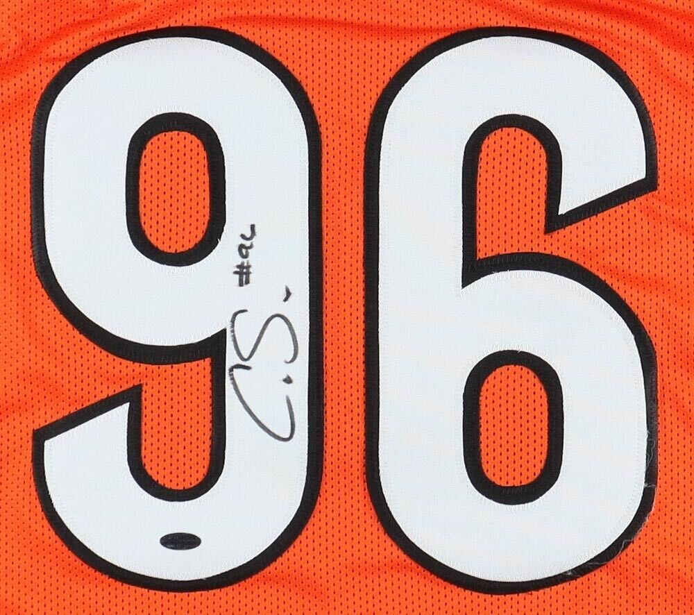 Cam Sample Signed Cincinnati Bengals Jersey (Playball Ink) 2021 4th Round Pck DE