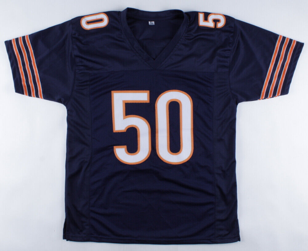 Mike Singletary Signed Bears Jersey Inscibed"S.B.XX" (JSA COA) Mtddle Linebacker