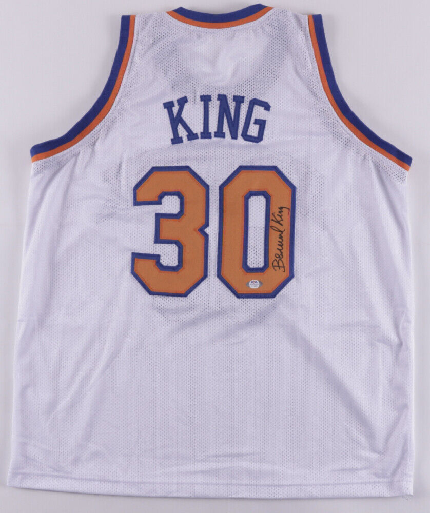 Bernard King Signed New York Knicks Jersey (PSA/DNA COA) 4xNBA All Star Forward