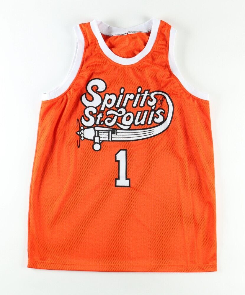 Freddie Lewis Signed ABA Spirits of St Louis Jersey (JSA COA) 3xABA Champ /Guard