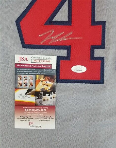 Ian Anderson Signed Atlanta Braves Jersey (JSA COA) 2021 Rookie Starting Pitcher