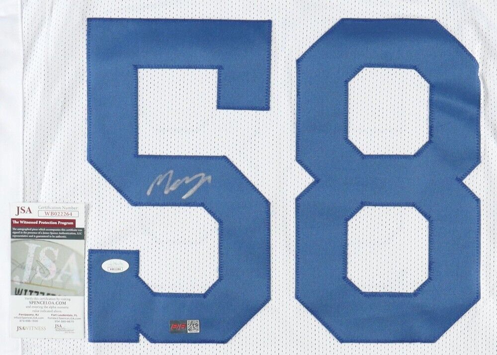 Mazi Smith Signed Dallas Cowboys Jersey (JSA COA) 2023 1st Rnd Pk / Michigan D.T