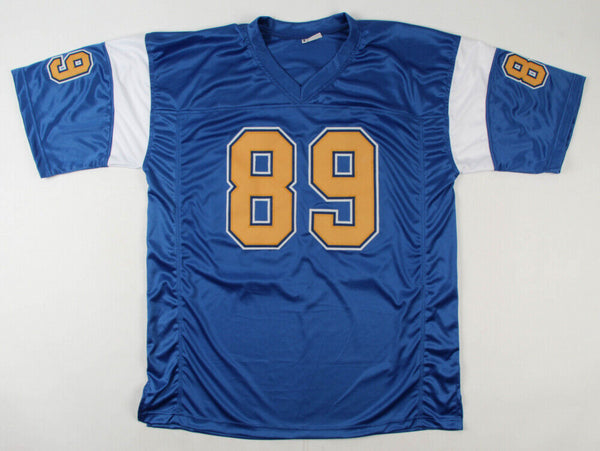 San Diego Chargers #89 Wes Chandler Navy Blue Throwback Jersey on