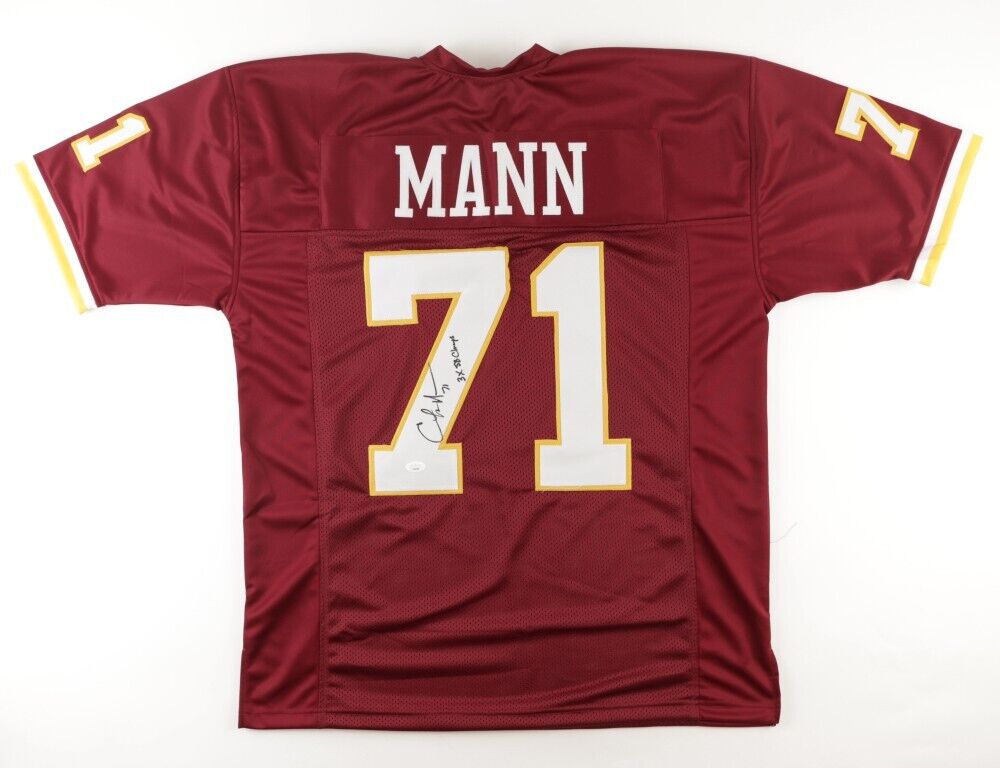 Charles Mann Signed Washington Redskins Jersey Inscribed 3xSB Champ (JSA COA) DE