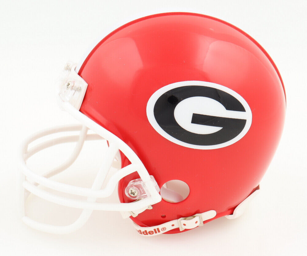 Garrison Hearst Signed Georgia Bulldogs Mini Helmet (JSA COA) 49ers All Pro R.B.
