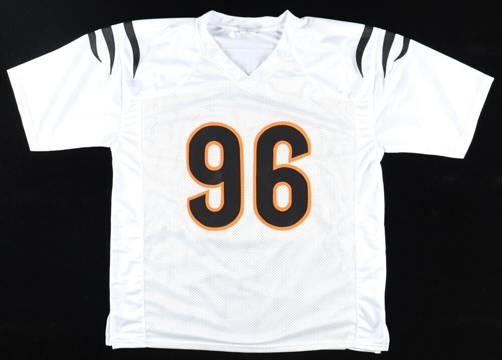 Cam Sample Signed Cincinnati Bengals Jersey (JSA) 2021 4th Rnd Pk/ Defensive End