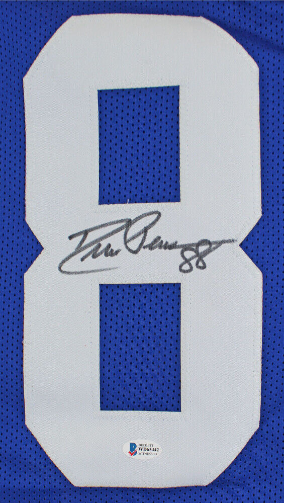 Drew Pearson Signed Dallas Cowboys Jersey (Beckett COA) 3xPro Bowl W.R