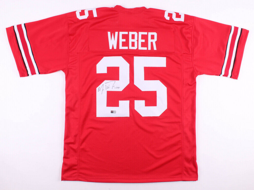 Mike Weber Signed Ohio State Buckeyes Jersey (Tristar Holo) 2019 NFL Draft Pick
