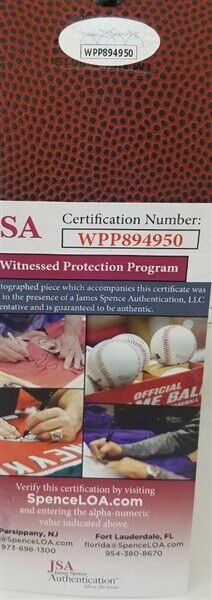 Eddie Jackson Signed Chicago Bears Logo Football (JSA COA)2xPro Bowl Free Safety