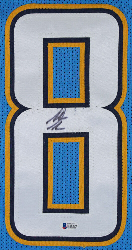 Antonio Gates Signed San Diego Chargers Jersey (Beckett COA) 8×Pro Bowl TE