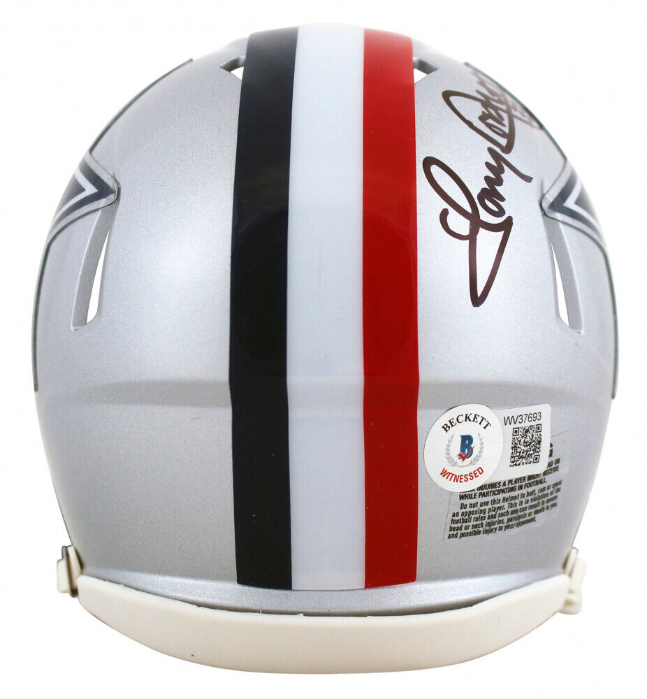 Tony Dorsett Signed Dallas Cowboys Mini-Helmet (Beckett)