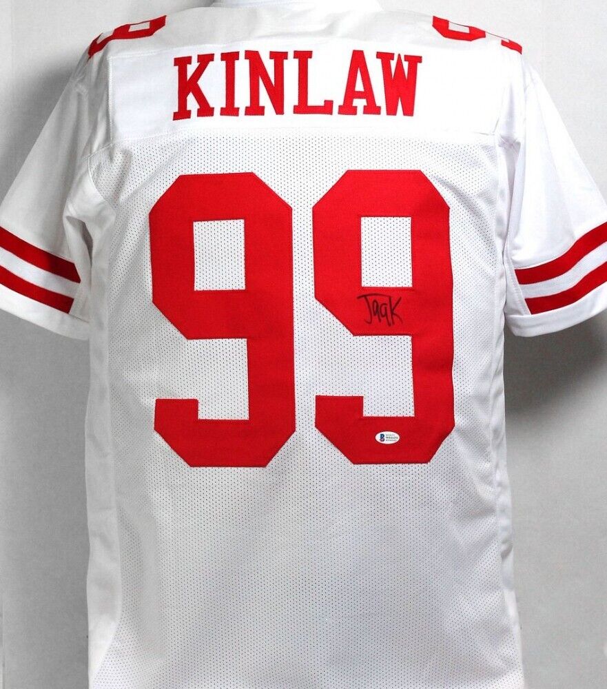Javon Kinlaw Signed San Francisco 49ers Jersey (Beckett COA) 2020 1st Round Pick
