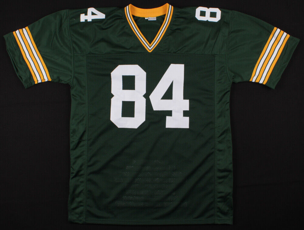 Sterling Sharpe Signed Green Bay Packers Career Highlight Stat Jersey (Beckett)