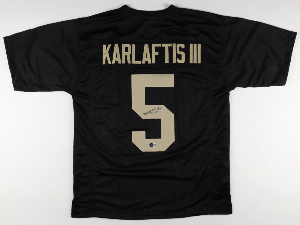 George Karlaftis Signed Purdue Boilermakers Jersey (Beckett) Jr. Defensive End